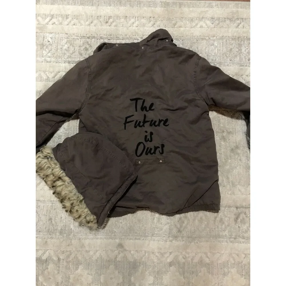 Kids 12 H&M Coat With Removable Hood